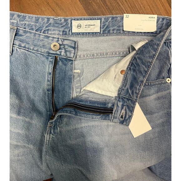 NWT AG Adria Low Rise Baggy Wide Leg Jeans Siren Wash Women’s 32 - Picture 9 of 11